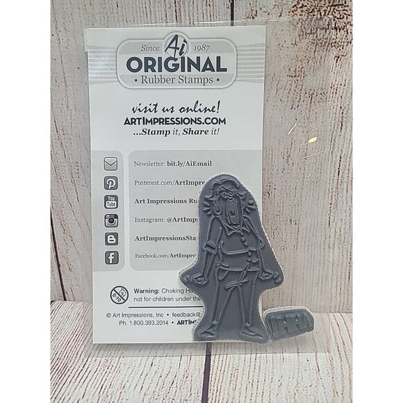 Art Impressions Unmounted AHH Rubber Stamp Set #4671 Scrapbooking Crafting New - Picture 3 of 7